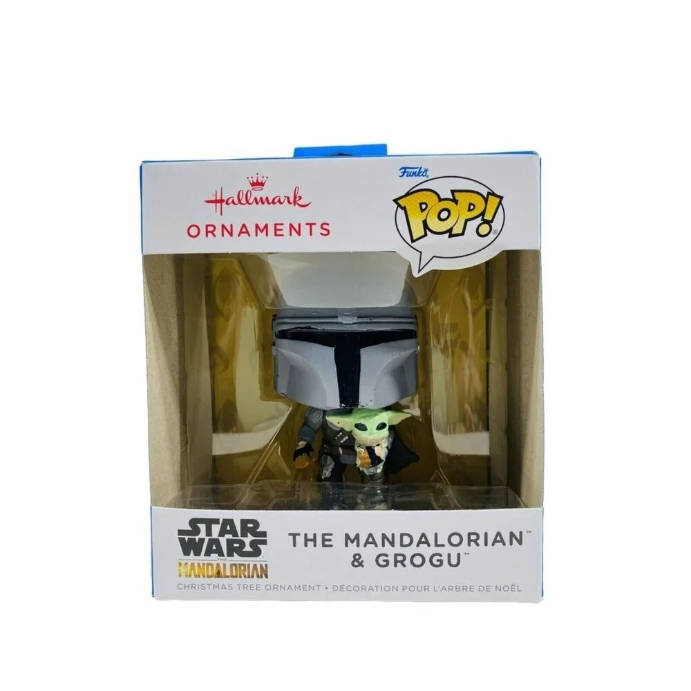 Hallmark Funko POP! Star Wars The Mandalorian & Grogu Christmas Ornament
